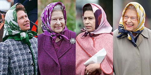 روسری های ملکه انگلیس