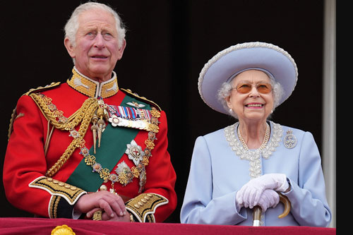 ملکه الیزابت انگلیس و همسرش